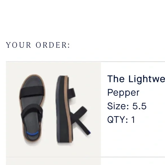 Rothy's Wedge Sandal in Pepper - Picture 3 of 13